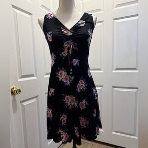 Lily Rose Floral Sleeveless Dress Women’s S